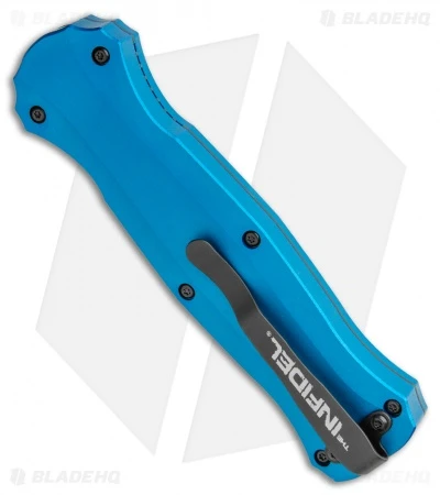 Benchmade Infidel OTF Automatic Knife Blue Aluminum (3.91" Black) 3300BK-2001 5 Benchmade Infidel OTF Automatic Knife Blue Aluminum (3.91" Black) 3300BK-2001 - Image 3