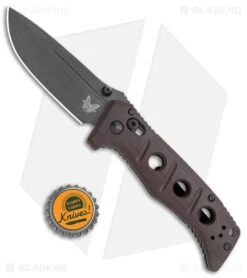 Benchmade Mini Adamas AXIS Lock Knife Burgundy Micarta (3.3" Black) 273BK-2201 -Benchmade Benchmade Mini Adamas AXIS Lock Burgundy Red Micarta Black 273BK 2201 BHQ 137347 jr bottlecap