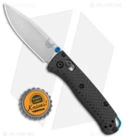Benchmade Mini Bugout AXIS Lock Knife Carbon Fiber (2.8" Satin S90V) 533-3 -Benchmade Benchmade Mini Bugout AXIS Lock CF Satin BHQ 137281 jr bottlecap