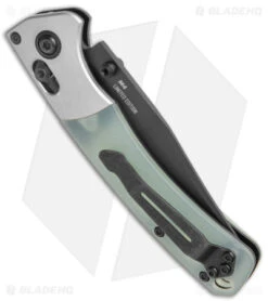 Benchmade Mini Crooked River Limited Edition Knife Jade G-10 (3.25" Black M4) -Benchmade Benchmade Mini Crooked River Limited Edition AXIS Jade G 10 Black BHQ 175592 jr side