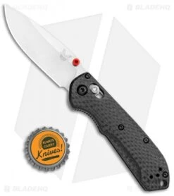 Benchmade Mini Freek AXIS Lock Knife Carbon Fiber S90V (3" Stonewash) 565-1 -Benchmade Benchmade Mini Freek AXIS Lock CF SW 565 1 BHQ 112601 jr bottlecap