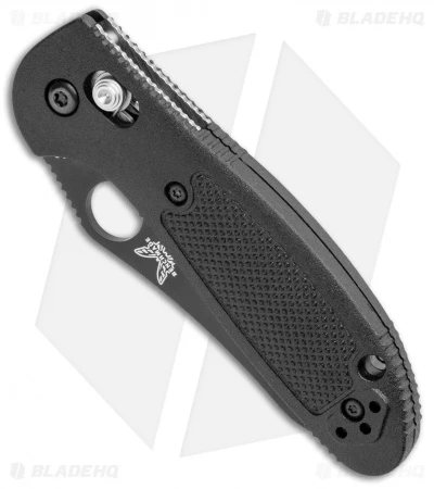 Benchmade Mini Griptilian AXIS Lock Knife Black (2.91" Black Serr) 555SBKHG 4 Benchmade Mini Griptilian AXIS Lock Knife Black (2.91" Black Serr) 555SBKHG - Image 2