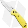Benchmade Mini Griptilian AXIS Lock Knife Yellow (2.91" Satin Serr) 556S-YEL -Benchmade Benchmade Mini Griptilian AXIS Lock Yellow Satin Serr 556S YEL S30V BHQ 2495 jr 1