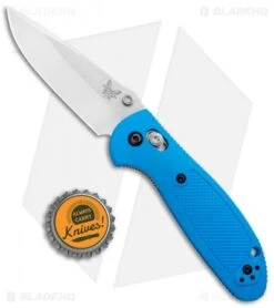Benchmade Mini Griptilian AXIS Lock Knife Blue (2.91" Satin) 556-BLU-S30V -Benchmade Benchmade Mini Griptilian AXIs Lock Blue 556 BLU S30V BHQ 3563 jr bottlecap