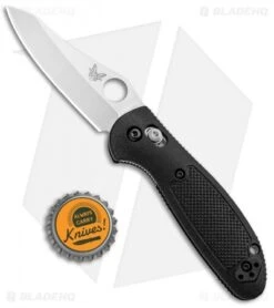 Benchmade Mini Griptilian Axis Lock Knife Black (2.91" Satin S30V) 555 -Benchmade Benchmade Mini Griptilian Axis Lock 555 PLN BHQ 1154 jr bottlecap
