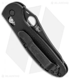 Benchmade Mini Griptilian Axis Lock Knife Black (2.91" Black) 555BK-S30V -Benchmade Benchmade Mini Griptilian Axis Lock 555BK Black PLN BHQ 92480 jr side