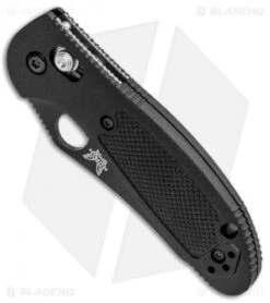 Benchmade Mini Griptilian Axis Lock Knife Black (2.91" Black) 555BK-S30V -Benchmade Benchmade Mini Griptilian Axis Lock 555BK Black PLN BHQ 92480 jr spine