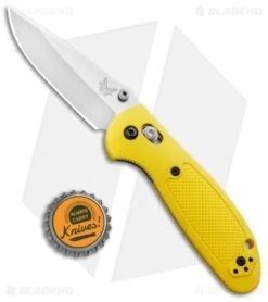 Benchmade Mini Griptilian Knife Yellow (2.91" Satin) 556-YEL-S30V -Benchmade Benchmade Mini Griptilian Yellow Satin 556 YEL S30V BHQ 3562 jr bottlecap