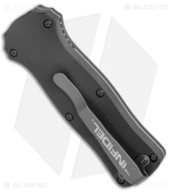 Benchmade Mini Infidel OTF Automatic Knife (3.10" Black) 3350BK 9 Benchmade Mini Infidel OTF Automatic Knife (3.10" Black) 3350BK -Benchmade Benchmade Mini Infidel OTF Auto Black 3350BK BHQ 4803 jr side