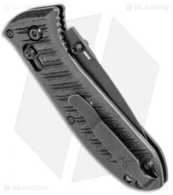 Benchmade Mini Presidio II AXIS Lock Knife Black CF-Eliteâ¢ (3.2" Black) 575BK-1 -Benchmade Benchmade Mini Presido II AXIS Lock CF Elite Black 575BK 1 BHQ 104901 jr side