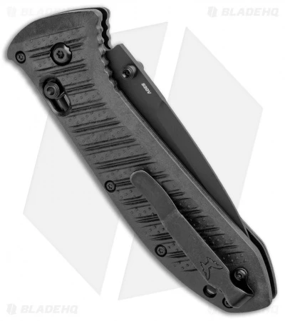 Benchmade Presidio II AXIS Lock Knife Black CF-Elite (3.72" Black Serr) 570SBK-1 5 Benchmade Presidio II AXIS Lock Knife Black CF-Elite (3.72" Black Serr) 570SBK-1 - Image 3