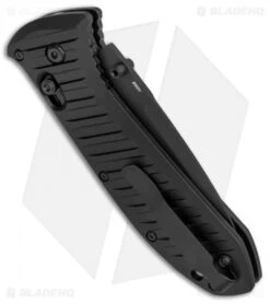 Benchmade 570SBK Presidio II AXIS Lock Folding Knife (3.7" Black Serr) -Benchmade Benchmade Presidio II AXIS Black Serr 570SBK BHQ 51611 jr side