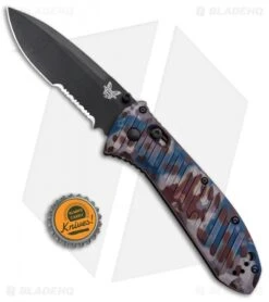 Benchmade Presidio II Limited Edition Knife Rustic (3.7" Black Serr) 570BK-1801 -Benchmade Benchmade Presidio II LE Rustic Black Serr 570SBK 1801 BHQ 91119 jr bottlecap