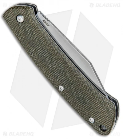 Benchmade Proper Clip Point Slip Joint Knife Canvas Micarta (2.8" Satin) 318 5 Benchmade Proper Clip Point Slip Joint Knife Canvas Micarta (2.8" Satin) 318 - Image 3