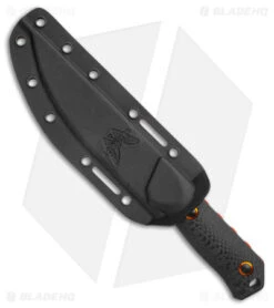 Benchmade Raghorn Hunting Fixed Blade Knife Carbon Fiber (4" Orange) 15600OR -Benchmade Benchmade Raghorn Hunting Fixed Blade CF Orange BHQ 137229 jr sheath 2 2