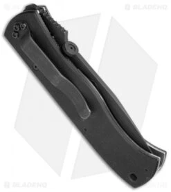 Rare Benchmade 970SBT Emerson CQC7 Liner Lock Knife (3.25" Black Serr) 8 Rare Benchmade 970SBT Emerson CQC7 Liner Lock Knife (3.25" Black Serr) -Benchmade Benchmade Rare Emerson CQC7 LL Black Serr 970SBT BHQ 35740 jr side