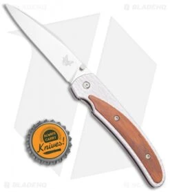 Rare Benchmade Osborne Opportunist Liner Lock Knife (2.99" Satin) 440 -Benchmade Benchmade Rare Osborne Opportunist LL 440 BHQ 0334 jr bottlecap