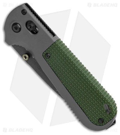 Benchmade Redoubt AXIS Lock Knife Green/Gray Grivory (3.6" Cerakote Serr) 430SBK 4 Benchmade Redoubt AXIS Lock Knife Green/Gray Grivory (3.6" Cerakote Serr) 430SBK - Image 2