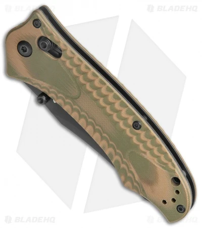 Benchmade Rift 950BK-1802 Limited Edition Knife OD/ Tan G-10 (3.67" Black) 4 Benchmade Rift 950BK-1802 Limited Edition Knife OD/ Tan G-10 (3.67" Black) - Image 2