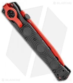 Benchmade SOCP Tactical Folder AXIS Lock Trainer CF-Eliteâ¢ (4.5" Red) 391T -Benchmade Benchmade SOCP Tactical Folder AXIS Lock Trainer CF Elite Red 391T BHQ 104894 jr side