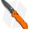 Benchmade Triage AXIS Lock Knife Orange G-10 (3.5" Black Serr) 916SBK-ORG