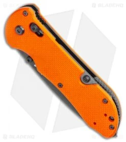 Benchmade Triage AXIS Lock Knife Orange G-10 (3.5" Black Serr) 916SBK-ORG -Benchmade Benchmade Triage AXIS Lock Knife Orange G 10 3.5 Black Serr 916SBK ORG BHQ 9699 LS Spine