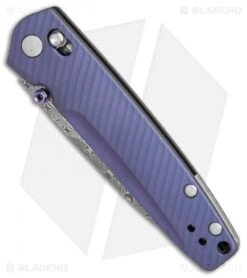 Benchmade Valet Gold Class AXIS Lock Knife Blue-Violet Ti (Damascus) 485-171 7 Benchmade Valet Gold Class AXIS Lock Knife Blue-Violet Ti (Damascus) 485-171 -Benchmade Benchmade Valet Gold Class blue violet ti damascus 485 171 BHQ 51600 er spine