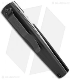 Vintage Benchmade Mini Spike 640S-BLK Liner Lock Knife (3.375" Satin Serr) -Benchmade Benchmade Vintage Mini Spike LL Serr 640S BLK BHQ 35739 jr side