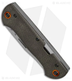 Benchmade Weekender Slip Joint Knife OD Green Micarta (3" SW) 317-1 -Benchmade Benchmade Weekender Folding Knife Dark Brown Micarta 3in 2in SW BHQ 137278 td spine jr