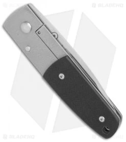 Vintage Benchmade 330 Mel Pardue Knife Ti/Black G-10 (2.4" Satin Serr) -Benchmade Vintage Benchmade 330 Mel Pardue ti black G10 satin serr BHQ 71890 er side