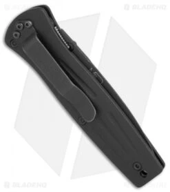 Vintage Benchmade 350 Mel Pardue Liner Lock Knife (3" Black Serr) -Benchmade Vintage Benchmade 350 Mel Pardue black serr BHQ 71891 er side