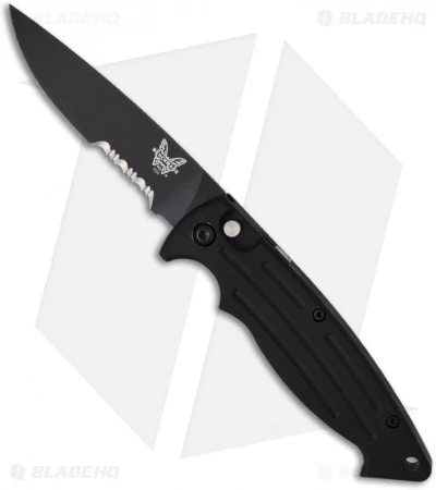 Benchmade 2550SBK Mini Reflex Automatic Knife (3.16" Black Serr) 3 Benchmade 2550SBK Mini Reflex Automatic Knife (3.16" Black Serr)