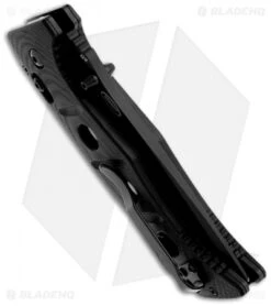 Benchmade Sibert 275SBK Adamas AXIS Lock Knife Black G10 (3.82" Black Serr) 7 Benchmade Sibert 275SBK Adamas AXIS Lock Knife Black G10 (3.82" Black Serr) -Benchmade benchmade 275sbk sibert adams tactical serr axis lock side