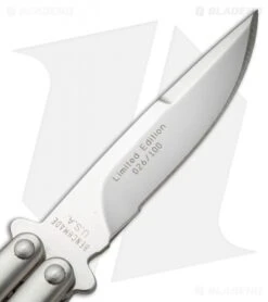 Rare Vintage Benchmade 35-SPL LE Bali-Song Butterfly Knife (3.5" Satin) #26 8 Rare Vintage Benchmade 35-SPL LE Bali-Song Butterfly Knife (3.5" Satin) #26 -Benchmade benchmade 35 spl balisong special 026 blade cm