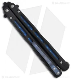Benchmade 51BK Balisong Butterfly Knife G-10 Handle (4.25" Black) -Benchmade benchmade 51bk bali song morph BHQ 9249 jr side