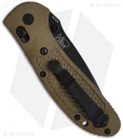 Benchmade Griptilian Tanto AXIS Lock Knife Sand (3.45" Black) 553BKSN -Benchmade benchmade 553sbksn sand back