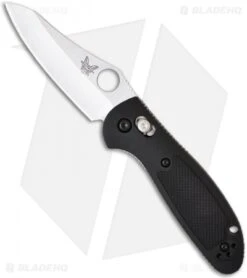 Benchmade Mini Griptilian AXIS Lock Knife Black (2.91" Satin) 555HG