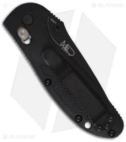 Benchmade Mini Griptilian AXIS Lock Knife Black (2.91" Black Serr) 556SBK 5 Benchmade Mini Griptilian AXIS Lock Knife Black (2.91" Black Serr) 556SBK -Benchmade benchmade 556sbk mini griptilian mdp new back