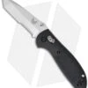 Benchmade Mini Griptilian Tanto AXIS Lock Knife Black (2.91" Satin Serr) 557S -Benchmade benchmade 557s mini griptilian tanto
