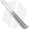 Benchmade 67 Tanto Recurve Balisong Butterfly Knife (4.25" Satin) -Benchmade benchmade 67 tanto recurve balisong butterfly bhq 13558 jr