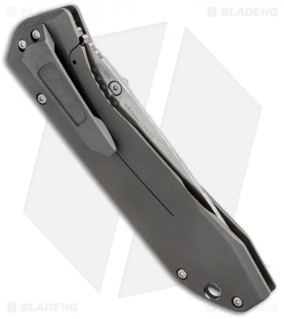 Benchmade 761 Titanium Monolock Knife (3.73" Satin) 5 Benchmade 761 Titanium Monolock Knife (3.73" Satin) - Image 3