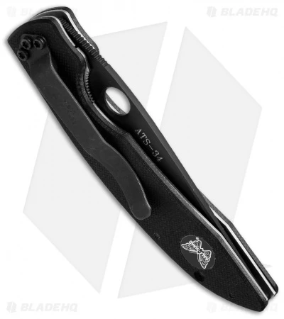 Rare Benchmade Mini AFCK 812SBT Liner Lock Knife (3.25" Black Serr) 4 Rare Benchmade Mini AFCK 812SBT Liner Lock Knife (3.25" Black Serr) - Image 2