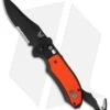 Benchmade 9170SBK-ORG Triage Knife Orange Axis Automatic (3.58" Black Serr) -Benchmade benchmade 9170sbk org auto triage