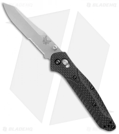 Benchmade 940S-1 Osborne AXIS Lock Knife Carbon Fiber (3.4" Stonewash Serr) S90V 3 Benchmade 940S-1 Osborne AXIS Lock Knife Carbon Fiber (3.4" Stonewash Serr) S90V