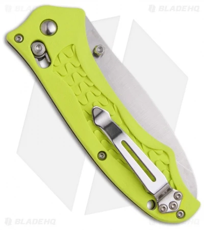 Benchmade Bullhead Axis Lock Knife Yellow (3.45" Satin) 111H2O-YEL 4 Benchmade Bullhead Axis Lock Knife Yellow (3.45" Satin) 111H2O-YEL - Image 2