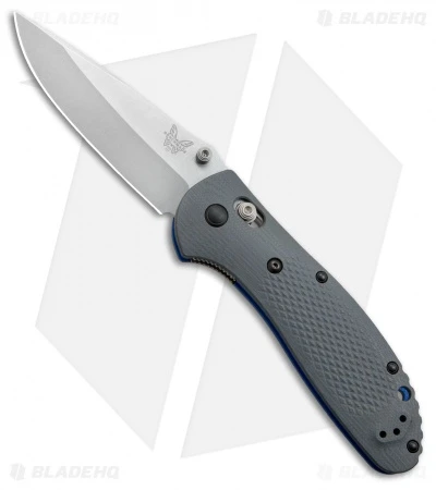 Benchmade Griptilian AXIS Lock Knife Gray/Blue G-10 (3.45" Satin) 551-1 3 Benchmade Griptilian AXIS Lock Knife Gray/Blue G-10 (3.45" Satin) 551-1