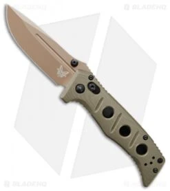 Benchmade Mini Adamas AXIS Lock Knife Olive G-10 (3.3" FE) 273FE-2