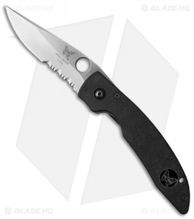 Vintage Benchmade Mini AFCK 812S Liner Lock Knife (3.25" Satin Serr) 3 Vintage Benchmade Mini AFCK 812S Liner Lock Knife (3.25" Satin Serr)