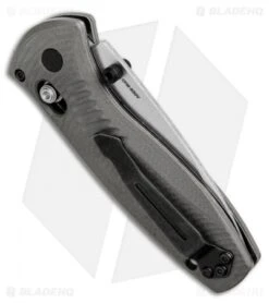 Benchmade Mini Barrage AXIS-Assist Knife Gray G-10 (2.91" Satin) 585-2 5 Benchmade Mini Barrage AXIS-Assist Knife Gray G-10 (2.91" Satin) 585-2 -Benchmade benchmade mini barrage 585 2 back