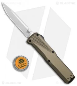 Benchmade 4600-1 Phaeton D/A OTF Automatic Knife Flat Dark Earth (3.45" Satin) -Benchmade benchmade phaeton 4600 1 BHQ 51637 jr bottlecap